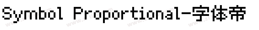 Symbol Proportional字体转换